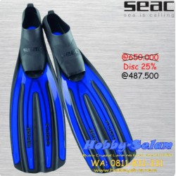 SEAC Fins Full Foot Fuga Blue - Scuba Diving Alat Snorkeling