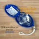 CPR Mask Rescue Pocket Resuscitator One Way Valve HD-190