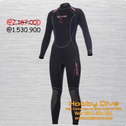 BARE 1MM SPORT FULL (THERMALSKIN) - WOMEN'S PINK - Diving Wetsuit
