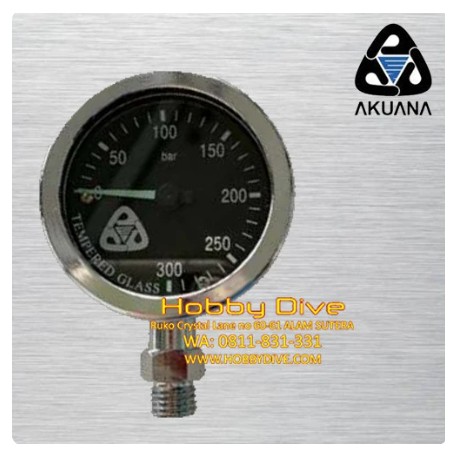 Akuana Gauge Hippo 2 Pressure Gauge Acc Scuba Diving