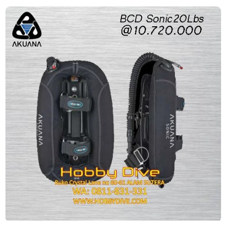 Akuana BCD Sonic Single Tank Scuba Diving