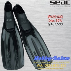 SEAC Fins Full Foot Fuga Nero - Scuba Diving Alat Snorkeling