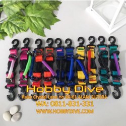 Nobel Coil Lanyard 2 Clip Yellow - P-019