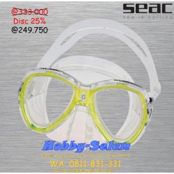 SEAC Mask Maschera Elba S/KL Giallo - Scuba Diving Alat Diving
