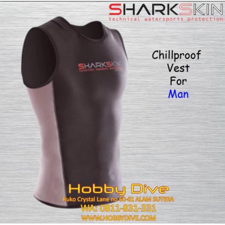 Wetsuit SHARKSKIN CHILLPROOF VEST - MEN - Alat Diving Snorkeling Vest