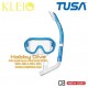 Tusa Kleio Mini Fit Combo Mask+Snorkel For Youth UC0211P Scuba Diving Alat Diving