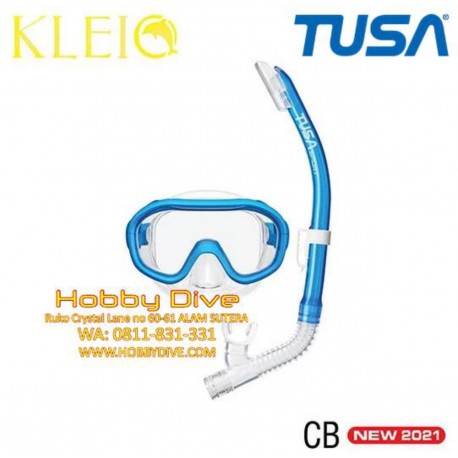 Tusa Kleio Mini Fit Combo Mask+Snorkel For Youth UC0211P Scuba Diving Alat Diving